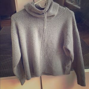 Grey turtle neck sweater